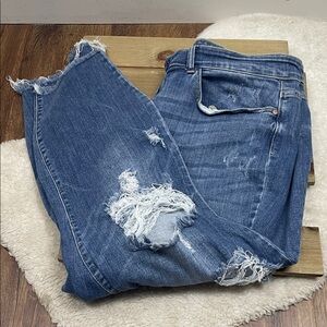 Judy Blue Relaxed Fit Distressed Jeans